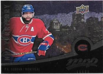 #316 P.K. Subban - Montreal Canadiens - 2016-17 Upper Deck MVP Hockey