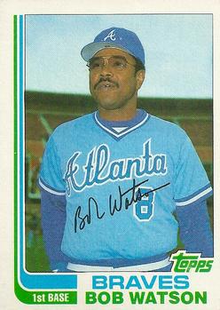 #125T Bob Watson - Atlanta Braves - 1982 Topps Traded Baseball