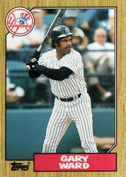 #125T Gary Ward - New York Yankees - 1987 Topps Traded Baseball