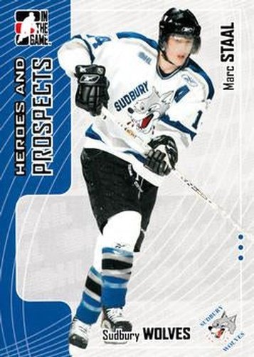 #125 Marc Staal - Sudbury Wolves - 2005-06 In The Game Heroes and Prospects Hockey