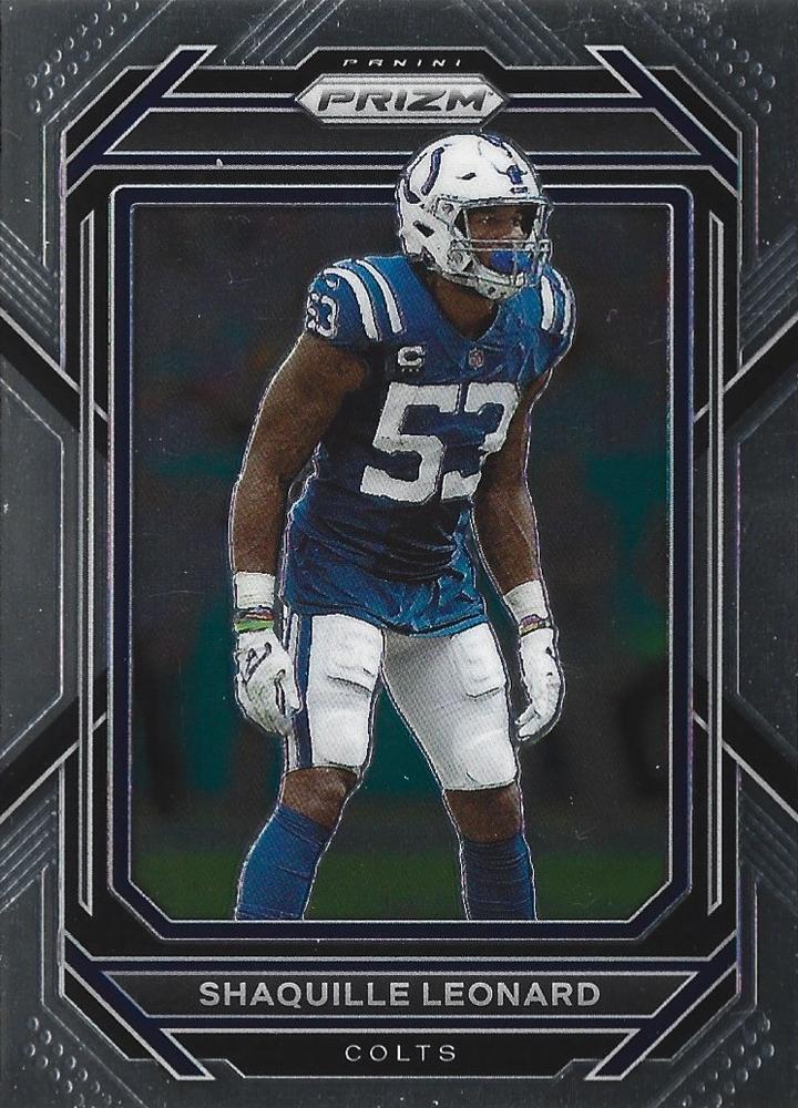 #125 Shaquille Leonard - Indianapolis Colts - 2022 Panini Prizm Football