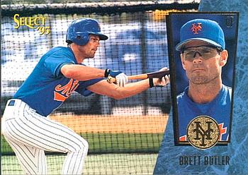 #125 Brett Butler - New York Mets - 1995 Select Baseball