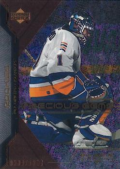 #125 Rick DiPietro - New York Islanders - 2000-01 Upper Deck Black Diamond Update Hockey