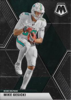 #125 Mike Gesicki - Miami Dolphins - 2020 Panini Mosaic Football