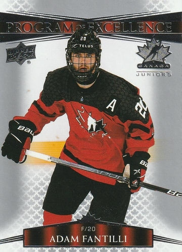 #125 Adam Fantilli - Canada - 2022-23 Upper Deck Team Canada Juniors Hockey