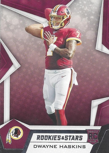 #125 Dwayne Haskins - Washington Redskins - 2019 Panini Rookies & Stars Football