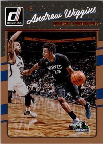 #125 Andrew Wiggins - Minnesota Timberwolves - 2016-17 Donruss Basketball