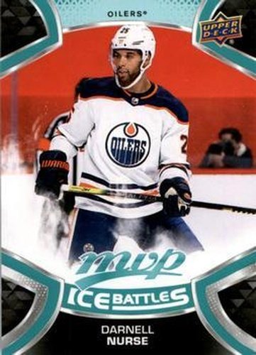 #125 Darnell Nurse - Edmonton Oilers - 2021-22 Upper Deck MVP - Ice Battles Hockey