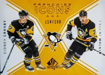 #125 Sidney Crosby / Evgeni Malkin - Pittsburgh Penguins - 2018-19 SP Authentic Hockey