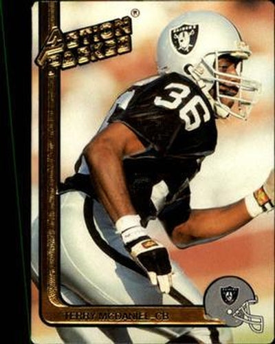 #125 Terry McDaniel - Los Angeles Raiders - 1991 Action Packed Football