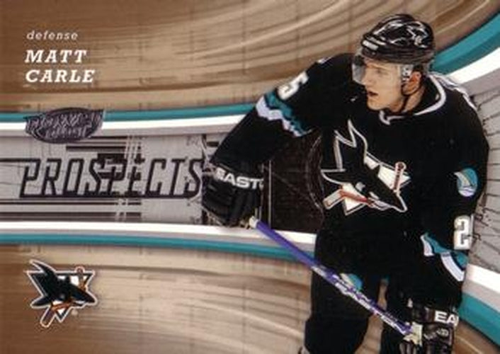 #125 Matt Carle - San Jose Sharks - 2006-07 Upper Deck Power Play Hockey
