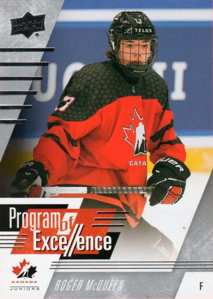 #125 Roger McQueen - Canada - 2024 Upper Deck Team Canada Juniors Hockey