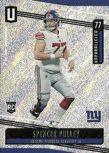 #125 Spencer Pulley - New York Giants - 2019 Panini Unparalleled Football