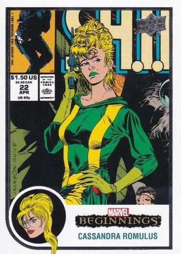 #126 Cassandra Romulus - 2022 Upper Deck Marvel Beginnings