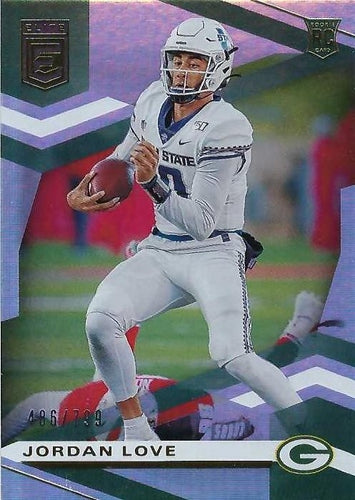#126 Jordan Love - Green Bay Packers - 2020 Donruss Elite Football