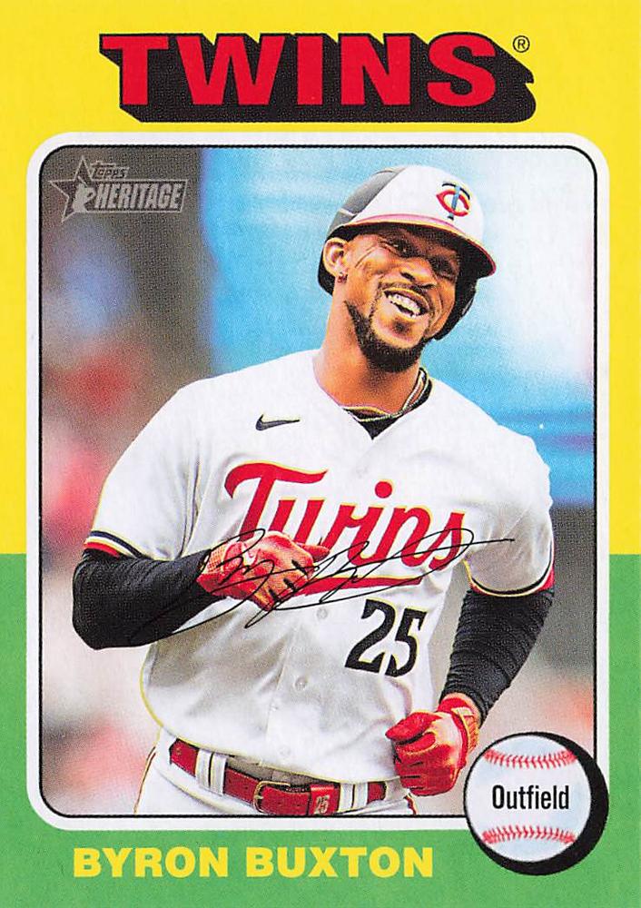 #126 Byron Buxton - Minnesota Twins - 2024 Topps Heritage Baseball