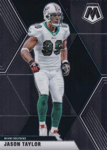 #126 Jason Taylor - Miami Dolphins - 2020 Panini Mosaic Football