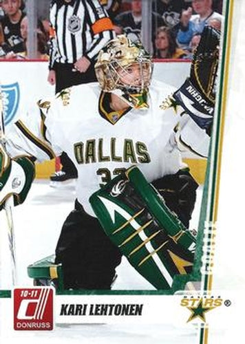 #126 Kari Lehtonen - Dallas Stars - 2010-11 Donruss Hockey