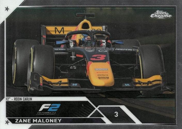 #126 Zane Maloney - Rodin Carlin F2 - 2023 Topps Chrome Formula 1 Racing
