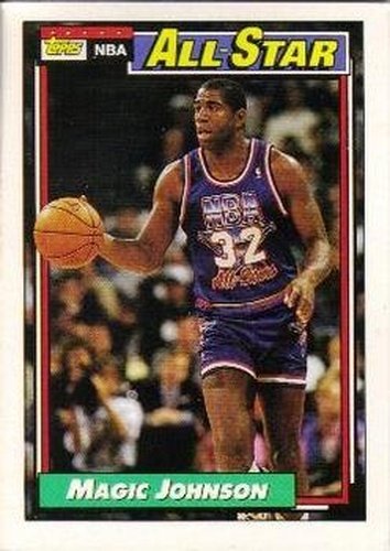 #126 Magic Johnson - Los Angeles Lakers - 1992-93 Topps Basketball