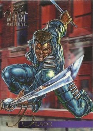 #126 Blade - 1995 Flair Marvel Annual