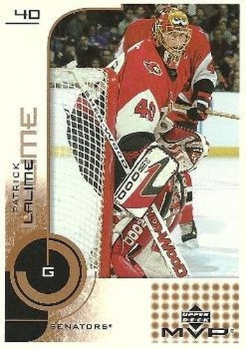 #126 Patrick Lalime - Ottawa Senators - 2002-03 Upper Deck MVP Hockey