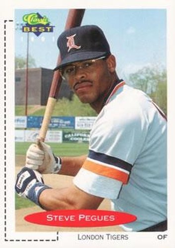 #126 Steve Pegues - London Tigers - 1991 Classic Best Baseball