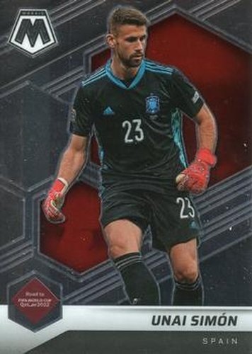 #126 Unai Simon - Spain - 2021-22 Panini Mosaic Road to FIFA World Cup Soccer