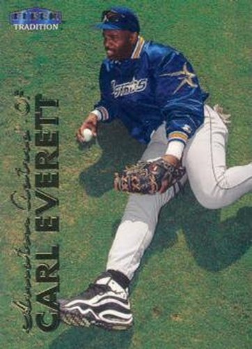 #126 Carl Everett - Houston Astros - 1999 Fleer Tradition Baseball