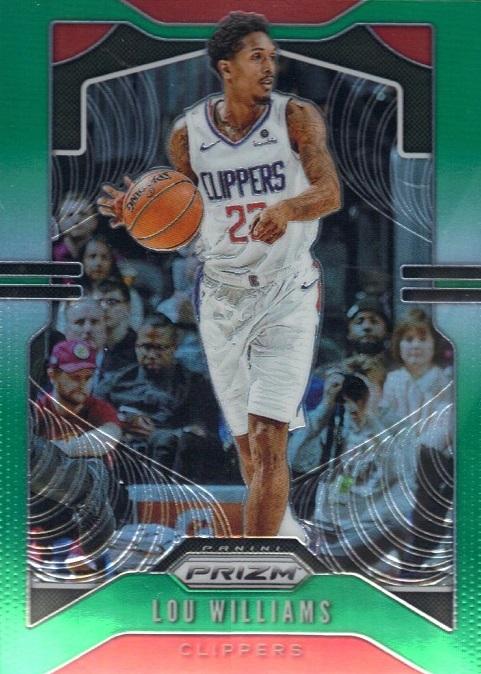 #126 Lou Williams - Los Angeles Clippers - 2019-20 Panini Prizm - Prizms Green Basketball