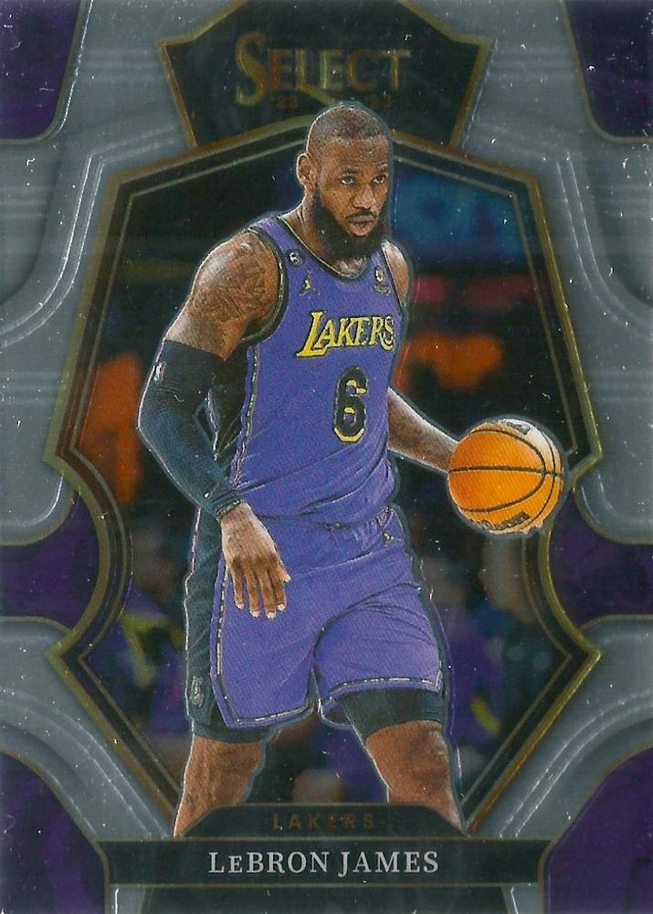 #126 LeBron James - Los Angeles Lakers - 2022-23 Panini Select Basketball