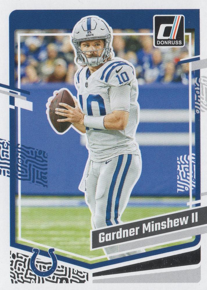 #126 Gardner Minshew II - Indianapolis Colts - 2023 Donruss Football