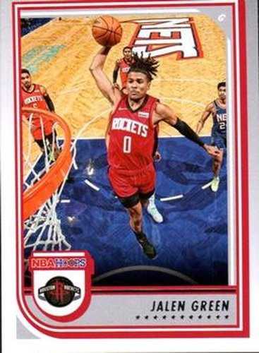 #126 Jalen Green - Houston Rockets - 2022-23 Hoops Basketball