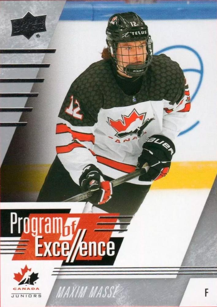 #126 Maxim Masse - Canada - 2024 Upper Deck Team Canada Juniors Hockey