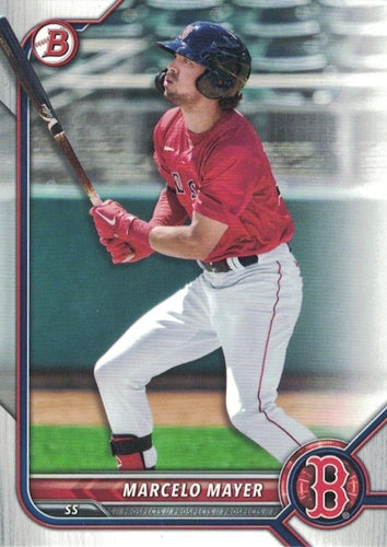 #BP-126 Marcelo Mayer - Boston Red Sox - 2022 Bowman - Prospects Baseball