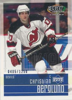 #126 Christian Berglund - New Jersey Devils - 2001-02 Upper Deck Playmakers Hockey