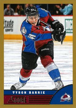 #126 Tyson Barrie - Colorado Avalanche - 2013-14 Score - Gold Hockey