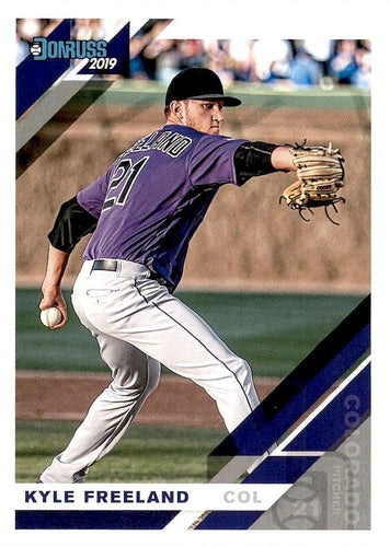#126a Kyle Freeland - Colorado Rockies - 2019 Donruss Baseball