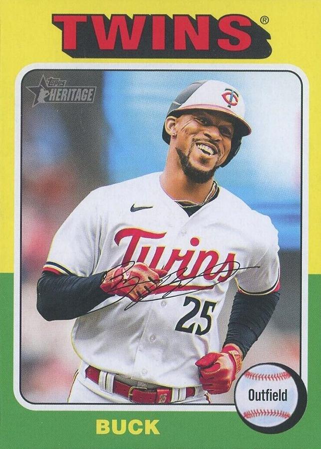 #126b Byron Buxton - Minnesota Twins - 2024 Topps Heritage Baseball