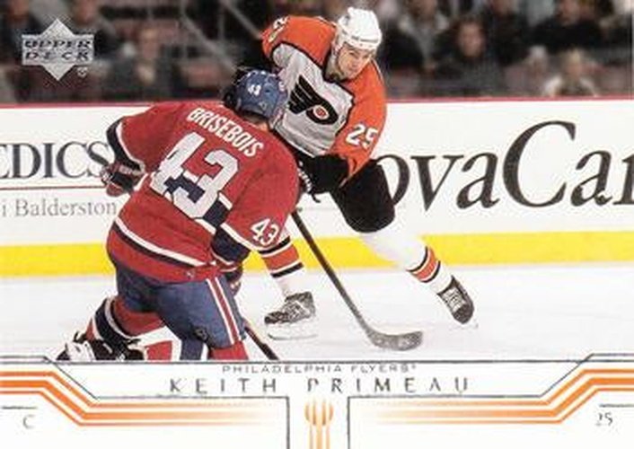 #127 Keith Primeau - Philadelphia Flyers - 2001-02 Upper Deck Hockey