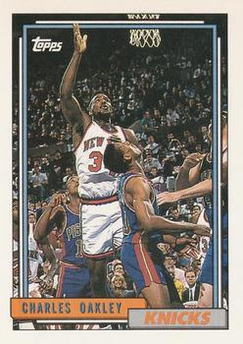 #127 Charles Oakley - New York Knicks - 1992-93 Topps Basketball