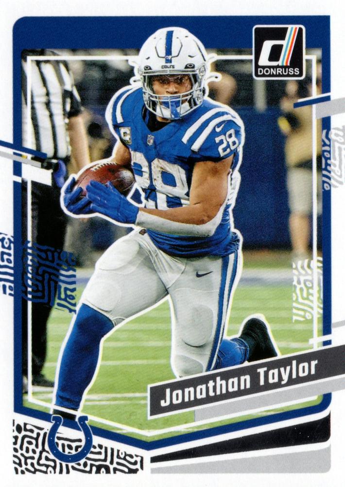 #127 Jonathan Taylor - Indianapolis Colts - 2023 Donruss Football
