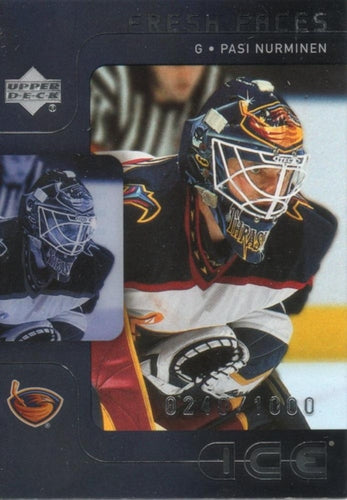 #127 Pasi Nurminen - Atlanta Thrashers - 2001-02 Upper Deck Ice Hockey