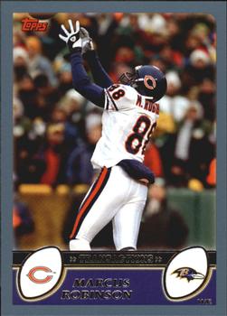 #127 Marcus Robinson - Baltimore Ravens - 2003 Topps Football