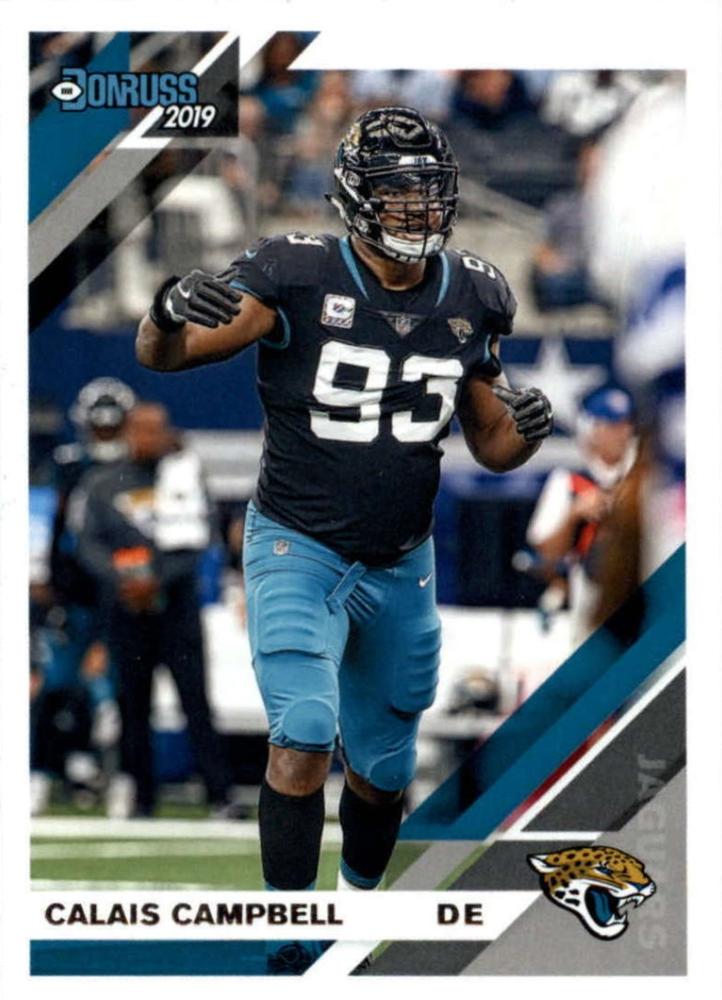 #127 Calais Campbell - Jacksonville Jaguars - 2019 Donruss Football