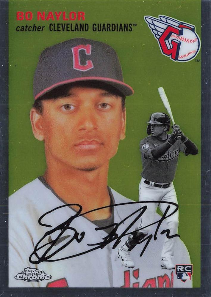 #127 Bo Naylor - Cleveland Guardians - 2023 Topps Chrome Platinum Anniversary Baseball
