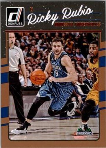 #127 Ricky Rubio - Minnesota Timberwolves - 2016-17 Donruss Basketball