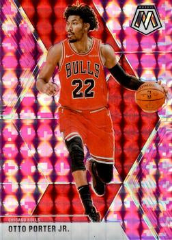 #127 Otto Porter Jr. - Chicago Bulls - 2019-20 Panini Mosaic - Camo Pink Basketball