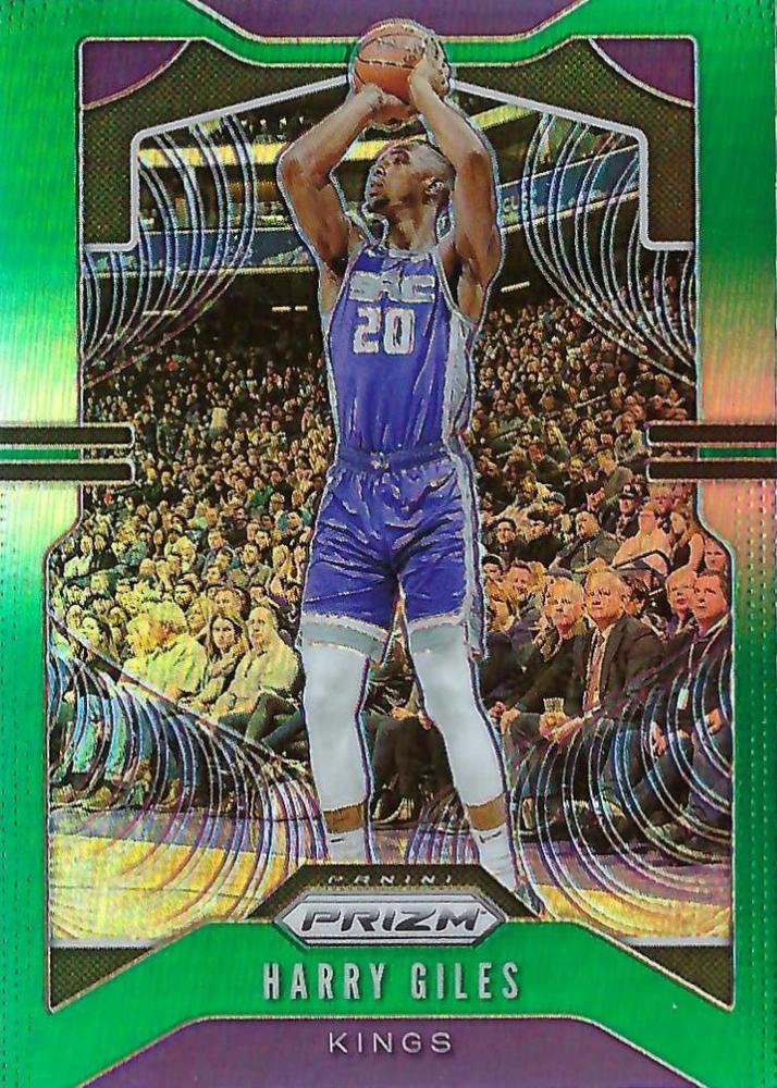 #128 Harry Giles - Sacramento Kings - 2019-20 Panini Prizm - Prizms Green Basketball