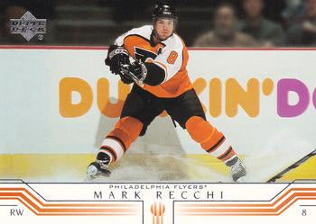 #128 Mark Recchi - Philadelphia Flyers - 2001-02 Upper Deck Hockey